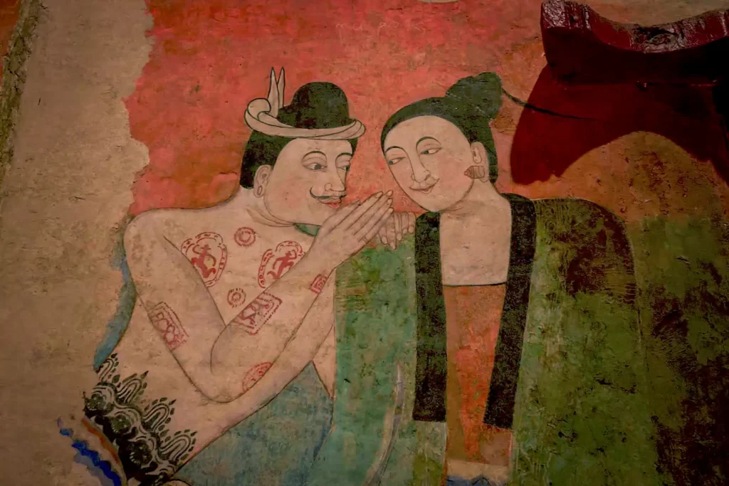 ภาพวาดปู่ม่านย่าม่าน