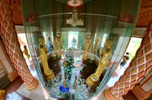 บริเวณชั้น 3 ประดิษฐานของพระบรมสารีริกธาตุ