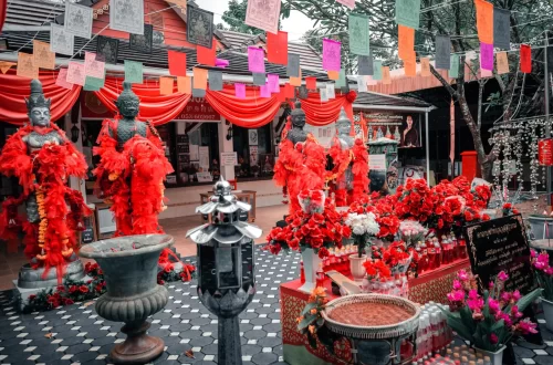 พื้นที่บูชาท้าวเวสสุวรรณ 