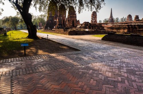 สภาพพื้นผิวบริวเวณรอบวัด